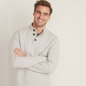 Old navy Button-Down Mock-Neck Sweater